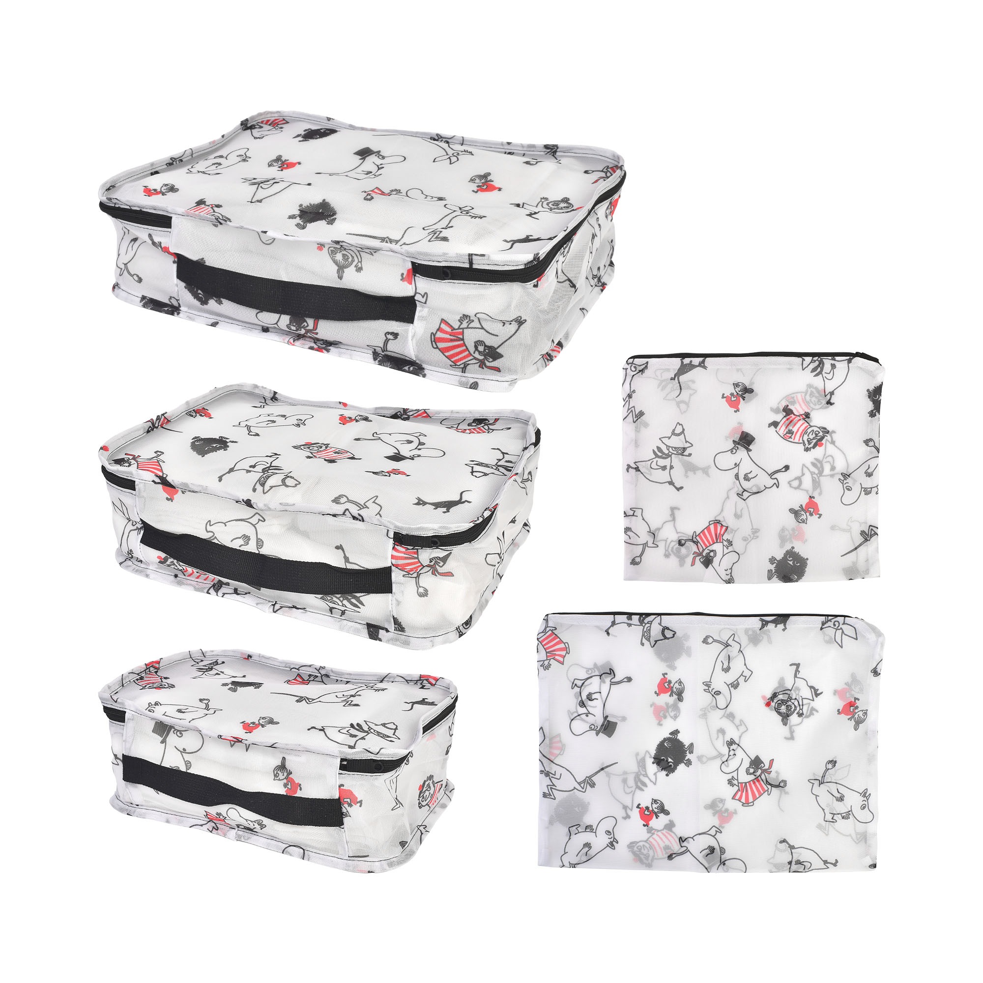 トラベルポーチ 5点 セット スヌーピー ムーミン SNOOPY メッシュ かわいい 旅行グッズ 洗濯可能 大容量 衣類 服 下着 収納 仕分け 整理整頓 旅行用 洗濯ネット 兼用 キャラクター ピーナッツ PEANUTS MOOMIN レディース 女性 パッキング 収納袋 コンパクト 温泉 ジム 出張