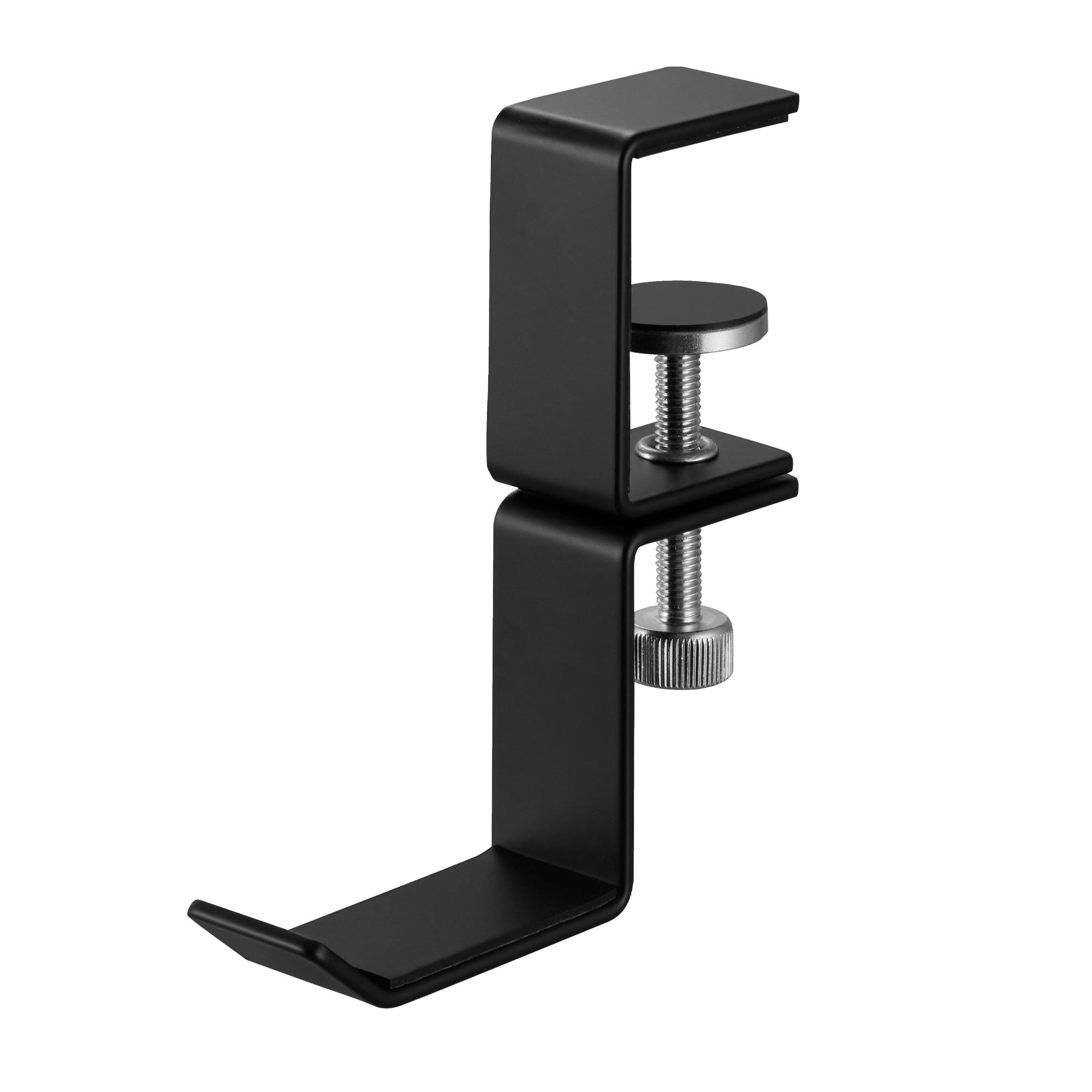 山崎実業 デスク横回転ヘッドホンホルダー スマート smart 10369 10370 ホワイト ブラック 公式 ヘッドフォンホルダー バッグホルダー デスク下収納 デスク横収納 360度回転 テレワーク ゲーム 収納 PCデスク周り 整理 バッグ 置き場 デスクワーク