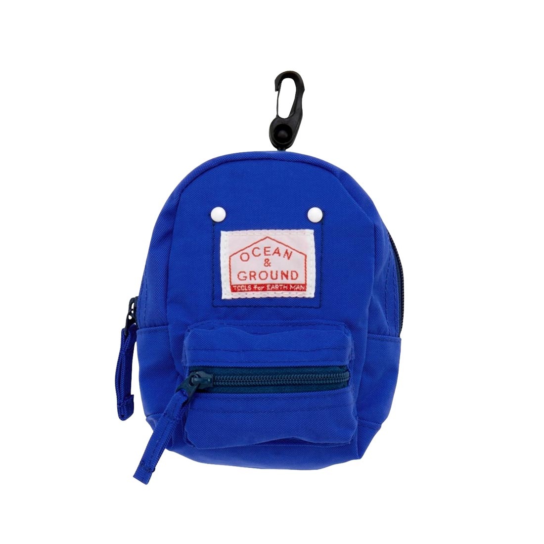 リュック型 ポーチ OCEAN＆GROUND オーシャンアンドグラウンド GOODAY 4645907 ミニリュックポーチ 小物入れ ミニポーチ キーホルダー カラビナ付き コインケース 小銭入れ 薬入れ カードケース マルチポーチ コンパクト かわいい おしゃれ ぬいぐるみ ドール用 ぬい活