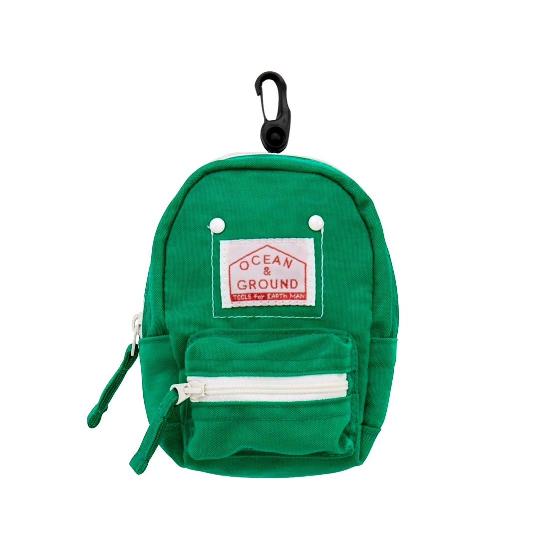 リュック型 ポーチ OCEAN＆GROUND オーシャンアンドグラウンド GOODAY 4645907 ミニリュックポーチ 小物入れ ミニポーチ キーホルダー カラビナ付き コインケース 小銭入れ 薬入れ カードケース マルチポーチ コンパクト かわいい おしゃれ ぬいぐるみ ドール用 ぬい活