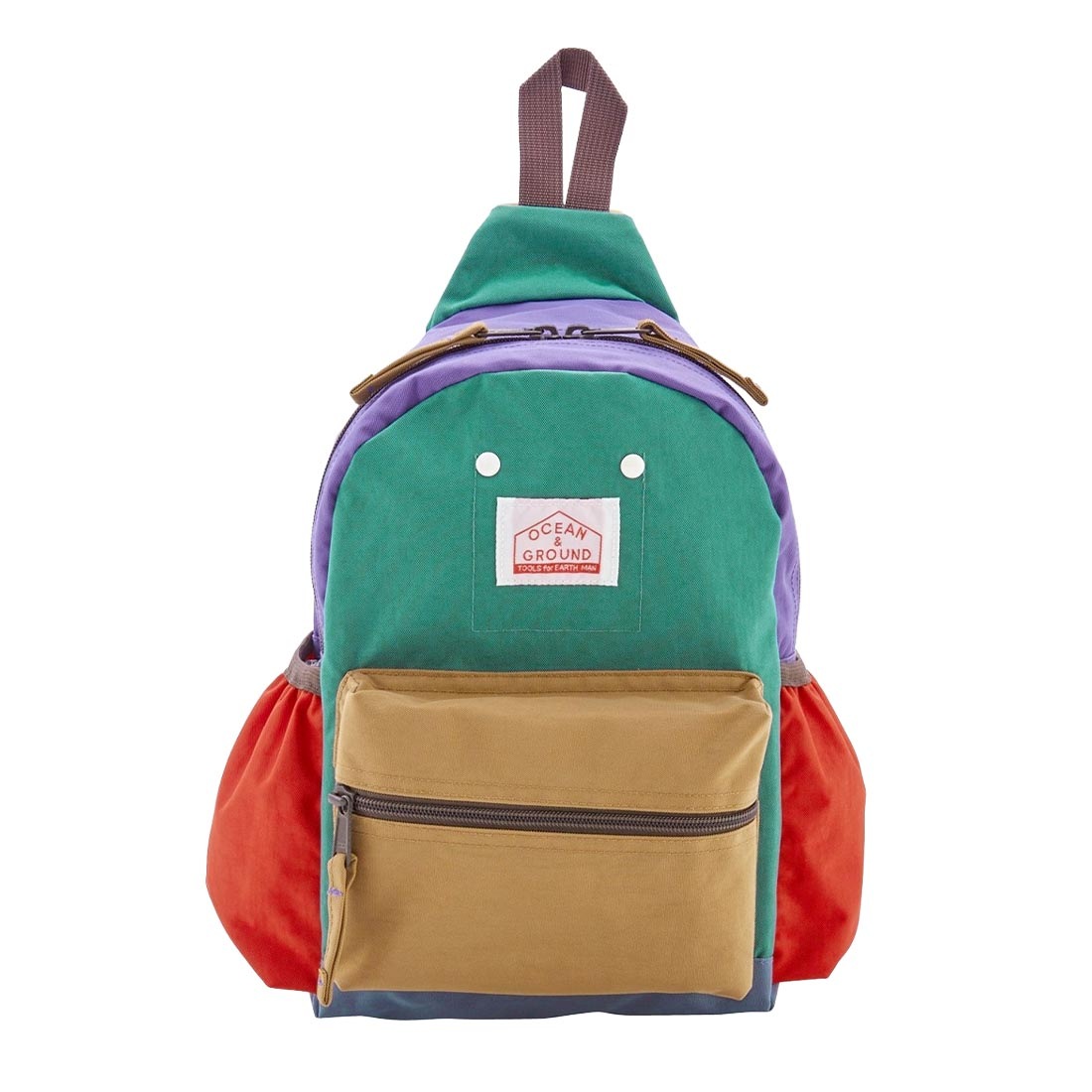 ボディバッグ キッズ OCEAN＆GROUND オーシャンアンドグラウンド GOODAY MULTI 男の子 女の子 子供 ワンショルダーバッグ 斜めがけバッグ 大容量 軽い 丈夫 子ども 小学校 保育園 幼稚園 年長 おしゃれ かわいい カラフル ペットボトル Switch ゲーム機 収納 4645010 4645011