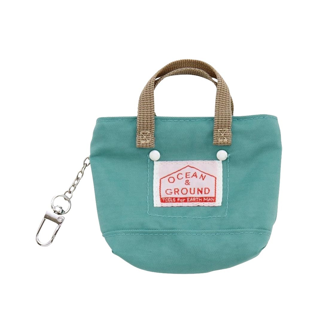 ミニトートバッグ ポーチ OCEAN＆GROUND オーシャンアンドグラウンド GOODAY 4645908 バッグ型 キーホルダー 小物入れ ミニポーチ カバン型チャーム キーケース コインケース 薬入れ カードケース マルチポーチ コンパクト かわいい おしゃれ ぬいぐるみ ドール用 ぬい活