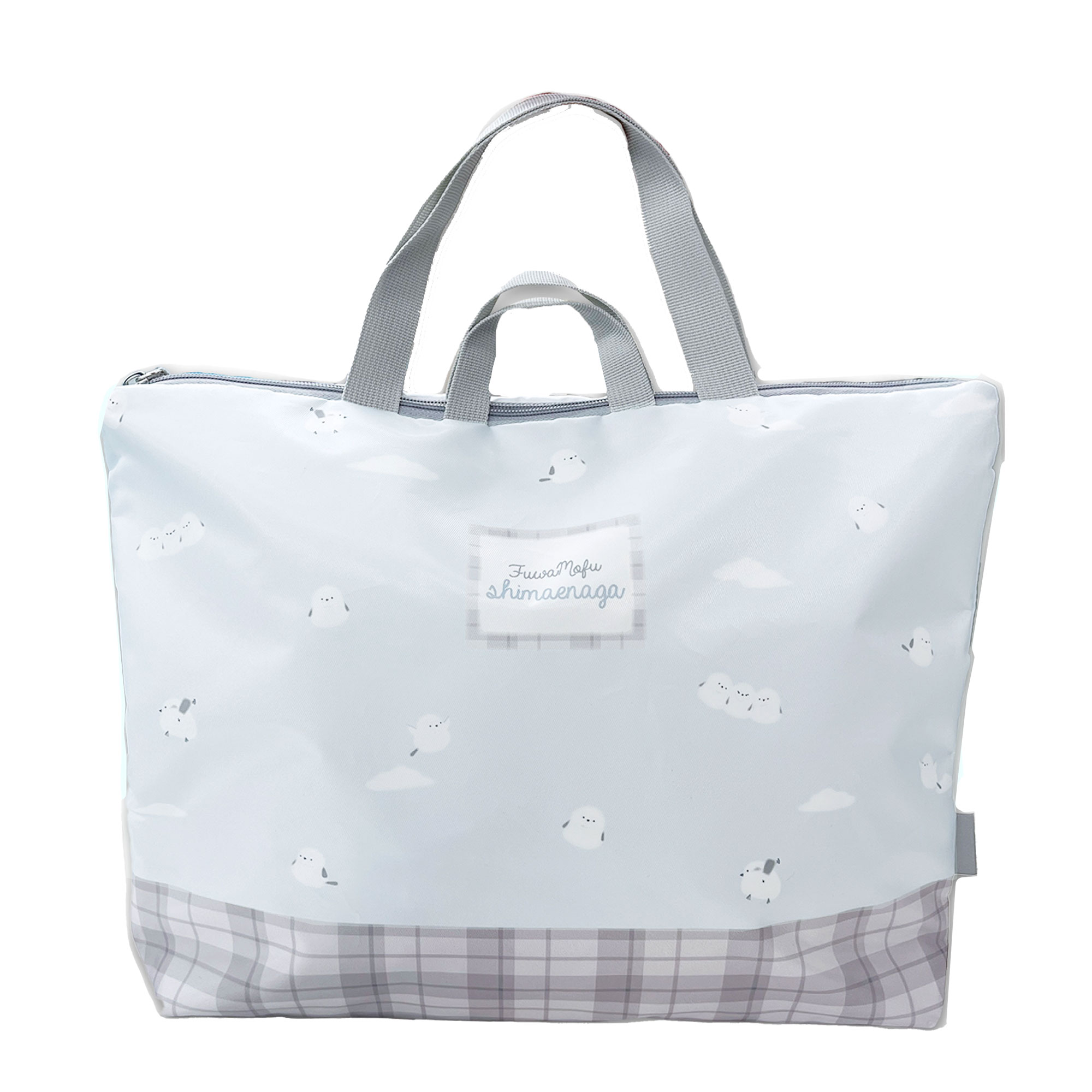 レッスンバッグ 女の子 男の子 ファスナー チャック マチ付き キッズ 子供 小学生 かわいい 入園 入学 準備 大容量 小学校 低学年 幼稚園 保育園 おしゃれ 手提げ 横型 絵本バッグ お稽古バッグ 通学 通園 習い事 塾 洗える A4 B4 シマエナガ 猫 黒 ブラック ピンク 水色 青