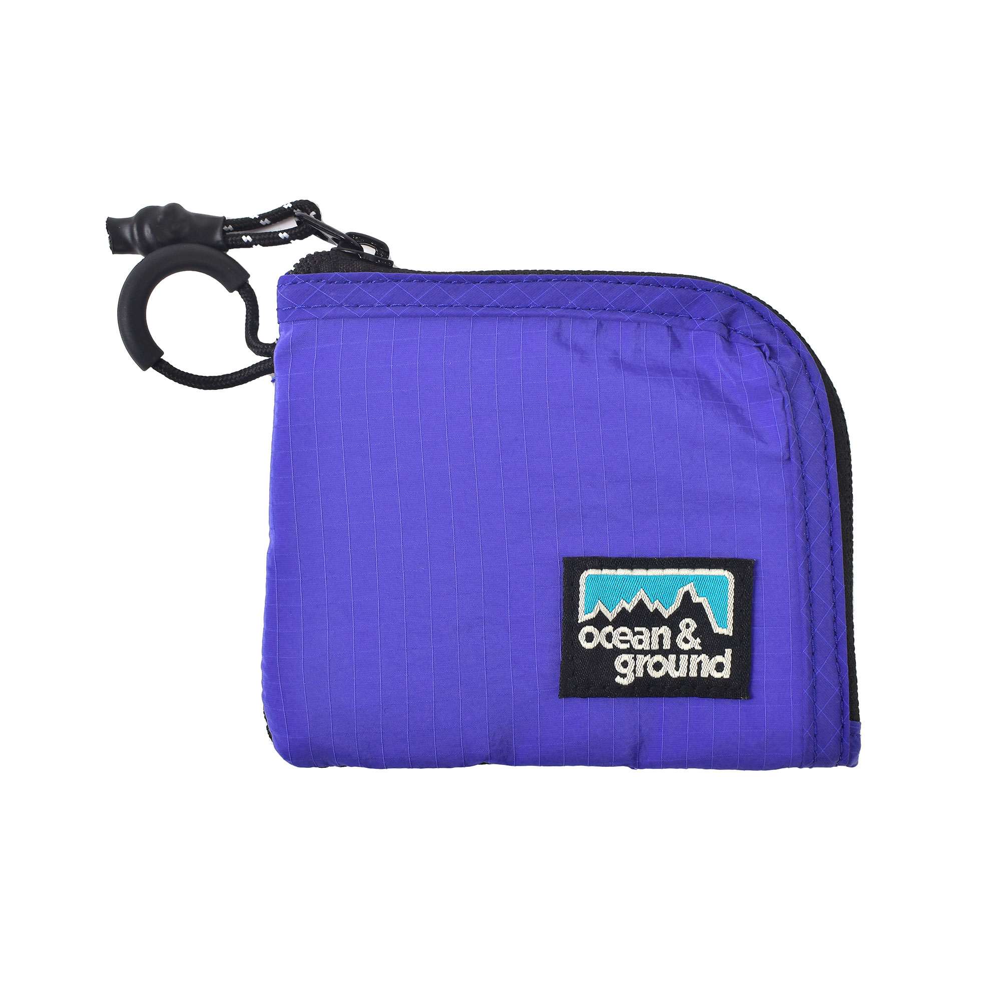 ミニポーチ 財布 OCEAN＆GROUND オーシャンアンドグラウンド キッズ 子供 小学生 男の子 女の子 ジュニア ナイロン 小さい コンパクト かわいい 撥水 小銭 小物入れ ウォレット コインケース パスケース 黒 ブラック 青 ブルー チャコール グレー カーキ オリーブ グリーン