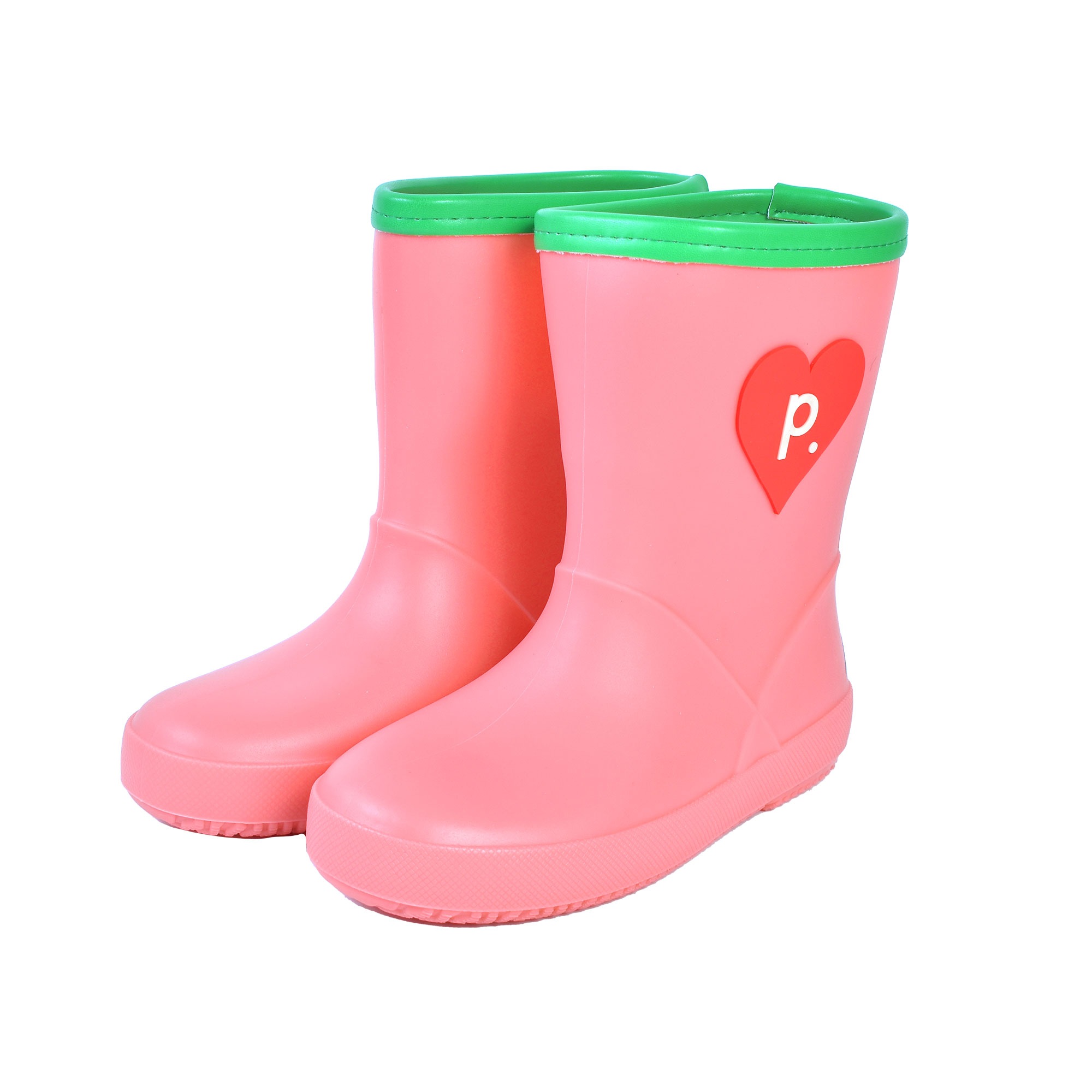 レインブーツ キッズ p.premier ピードットプルミエ 長靴 子供 女の子 男の子 おしゃれ かわいい 18cm 19cm 20cm ジュニア 小学生 低学年 幼稚園 雨靴 雨具 レインシューズ 通園 通学 ラバー シンプル レッド 赤 イエロー 黄色 ネイビー ブルー 青 ピンク ハート カラフル