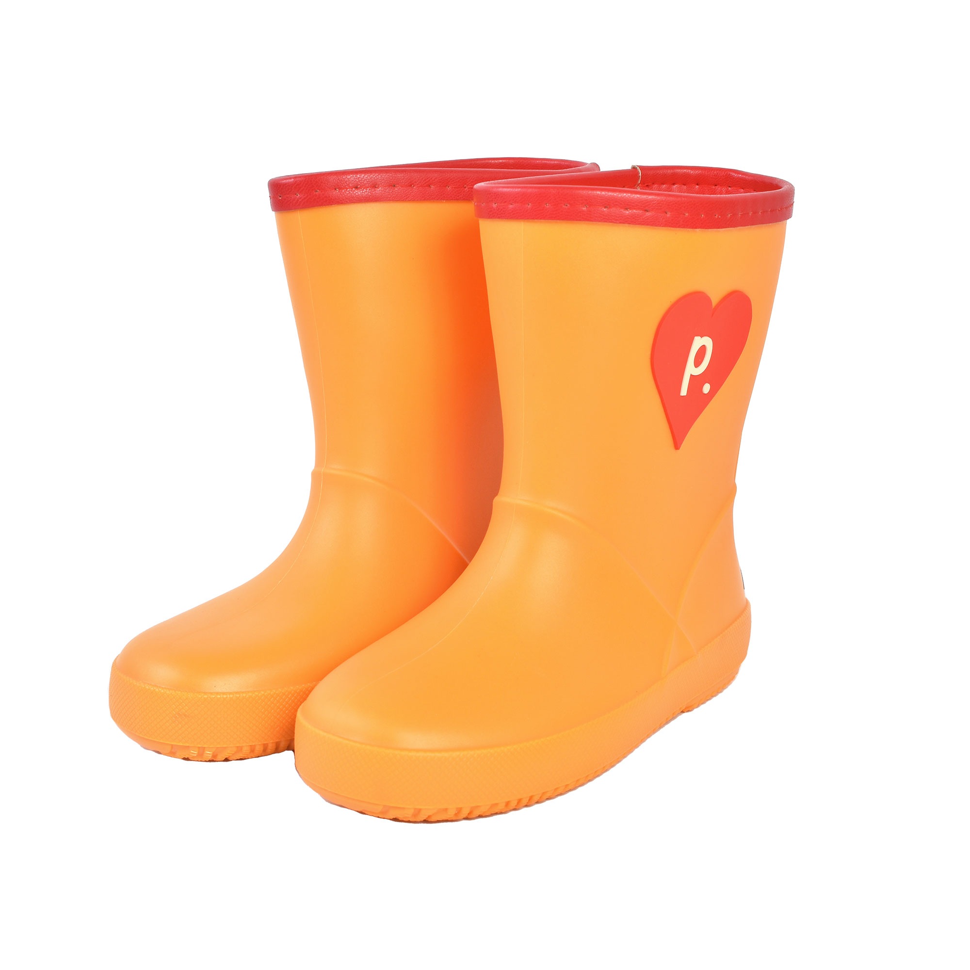 レインブーツ キッズ p.premier ピードットプルミエ 長靴 子供 女の子 男の子 おしゃれ かわいい 18cm 19cm 20cm ジュニア 小学生 低学年 幼稚園 雨靴 雨具 レインシューズ 通園 通学 ラバー シンプル レッド 赤 イエロー 黄色 ネイビー ブルー 青 ピンク ハート カラフル