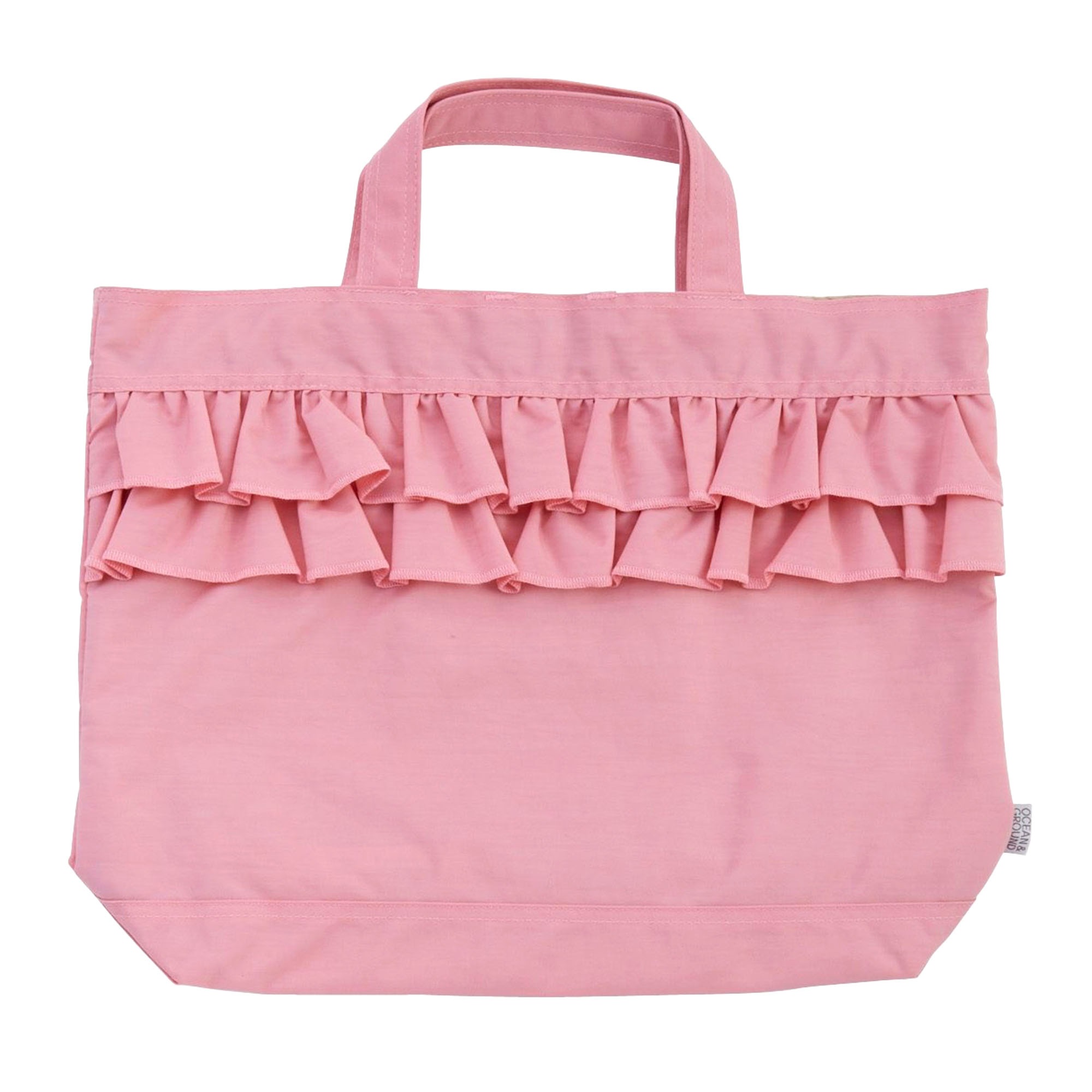 レッスンバッグ ナイロン OCEAN＆GROUND オーシャンアンドグラウンド SWEETS TIME スイーツ タイム 4645005 女の子 子供 おしゃれ かわいい 軽量 軽い 丈夫 トートバッグ 手提げ かばん 通園 通学 保育園 幼稚園 通園 通学 入学 入園 準備 ピンク パープル ミント ベージュ