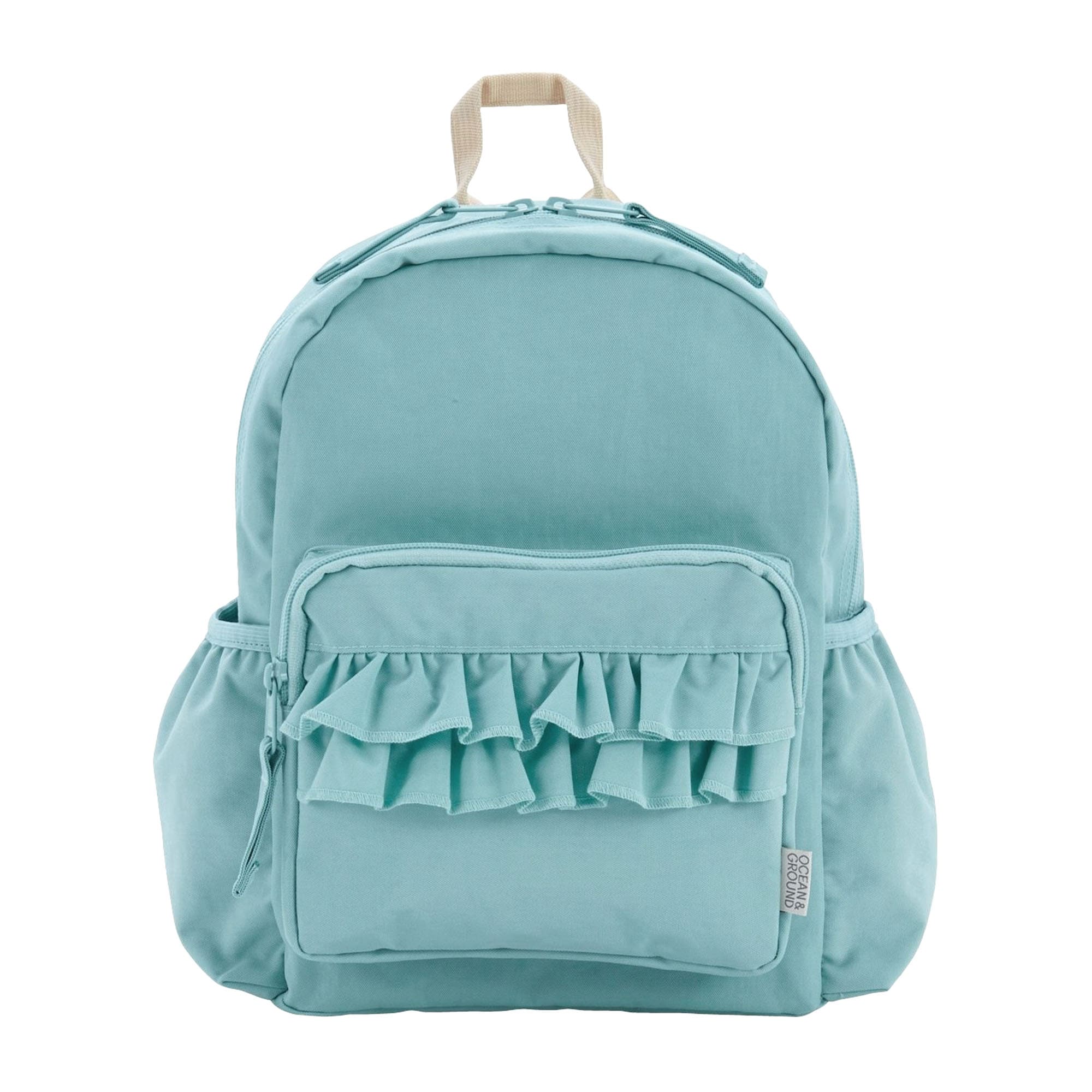 リュック キッズ 女の子 OCEAN＆GROUND オーシャンアンドグラウンド SWEETS TIME スイーツ タイム 4645101 フリル リュックサック かわいい おしゃれ 通園 通学 7L 9.5L 軽量 小さめ S M チェストベルト ハーネス 保育園 幼稚園 入園 入学 遠足 子供 こども 3歳 4歳 5歳 6歳