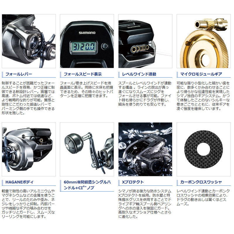 ★しょごたん★シマノ 18 グラップラープレミアム　151XG ライン付 在庫限り特価】 18 グラップラープレミアム 151XG / 左ハンドル| 釣具